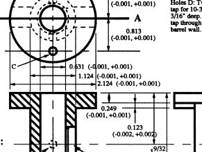 engineering drawing of equipment