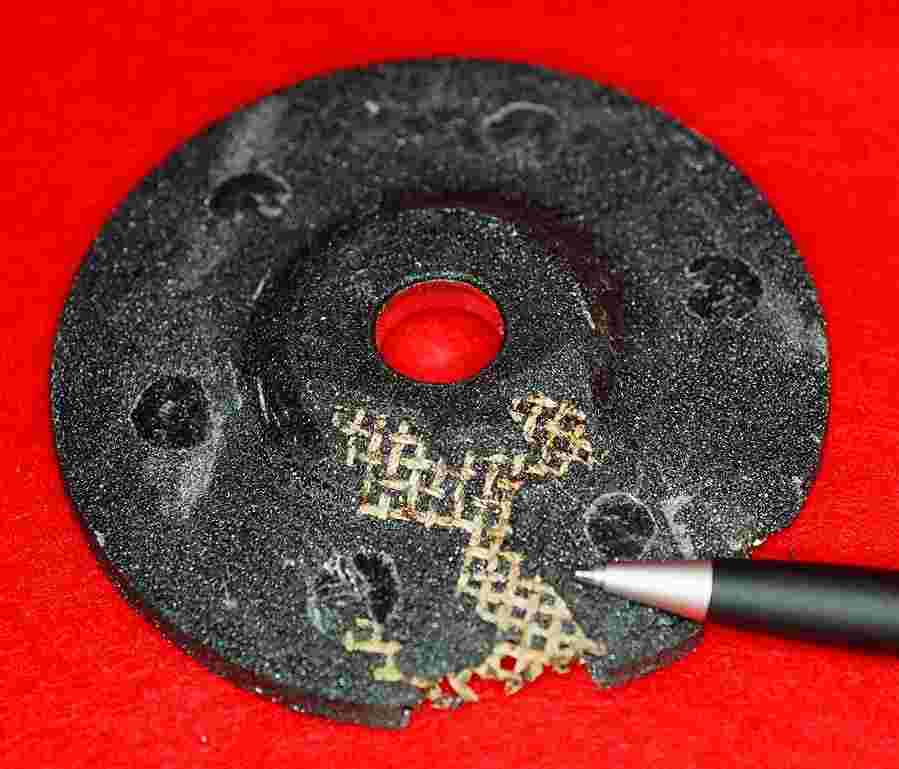 broken grinding wheel